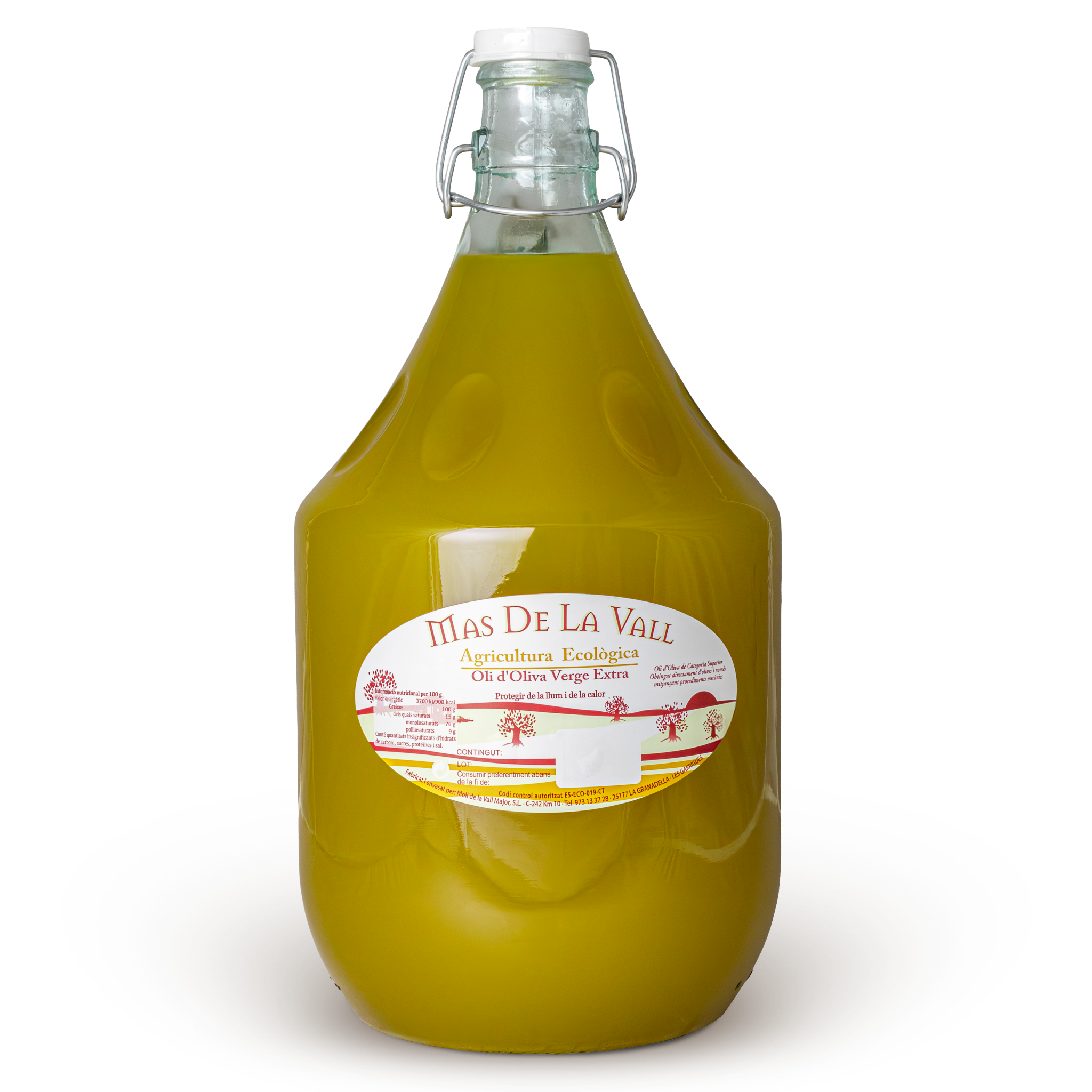Mas de la Vall - 5L Vidrio - Ecológico